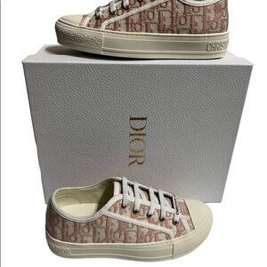 Christian Dior WalkNDior Monogram Sneakers 35 Pink